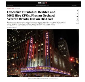 Billboard Executive Turntable Header April 11 2025